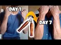 Forearm workout every day for 7 days  using hand gripper for 7 days  forearm transformation