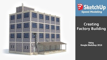 Speed 3D Modeling - Factory Building 2
