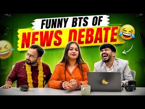 Funny BTS of News Debate ! 😎 Pookie Mam Rocks Rohibha Shockk!! 😮