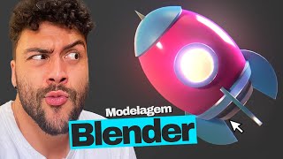 Como MODELAR OBJETO 3D NO BLENDER | Foguete 3D no blender