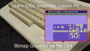 Bitmap Functions on the C64 - Learn 6502 Assembly Lesson P9