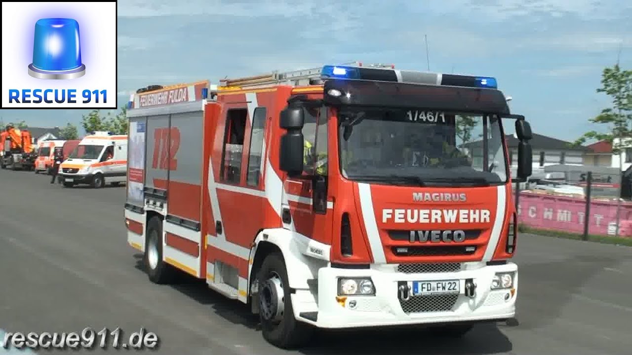 HLF Fw Fulda + NKTW DRK Fulda YouTube