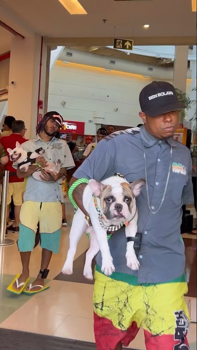 Os malocas voltou 🤣🤣❤️ rolê com os doog no shopping 🐶❤️