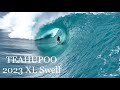 Teahupoo opening season xl swell april 2023  insane tow and paddle surfing
