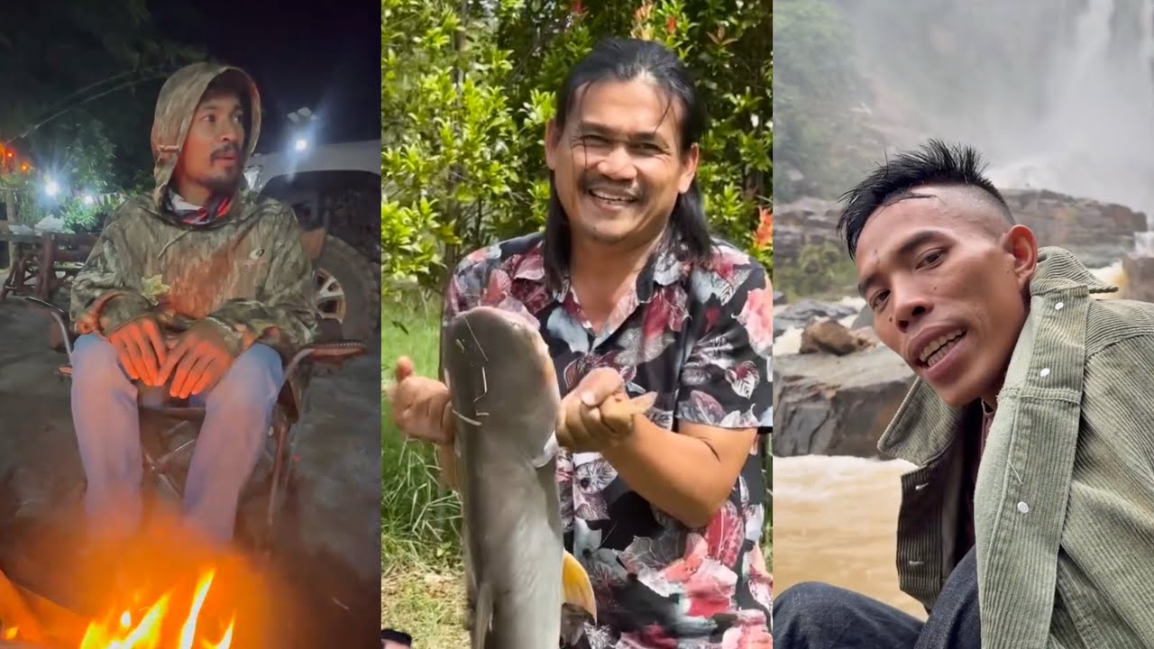 ខ្ញុំថតកុនជាមួយក្រុម Po Troll កាងារដំបូង I filmed a movie with Po Troll my And fishing cooking 