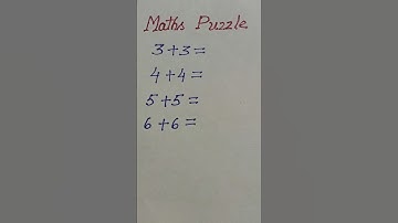 Maths Puzzle#mathsfun #puzzletime #maths