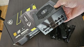 Unboxing MSI Mag A650GL PC PSU