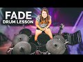 How To Play Fade by Alan Walker on Drums (Drum Tutorial) | TheKays