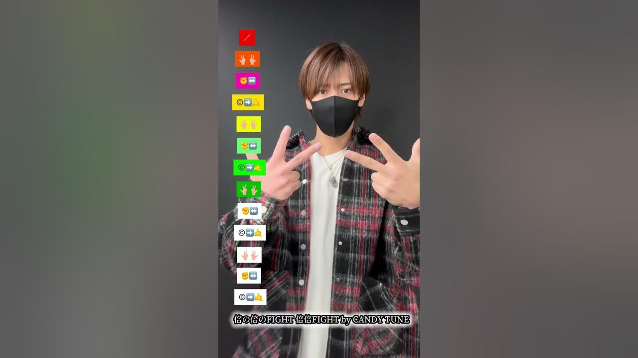 【 倍倍FIGHT！CANDY TUNE 】振り付け 絵文字ダンスdance tutorial TAKAHARU emoji dance TikTok challenge #shorts
