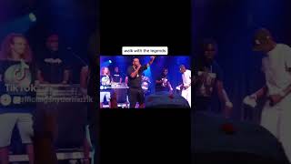G Snyder Muzik (hype man) on Stage with RIFF. Tupac Shakur's best, friends Ab money & JR