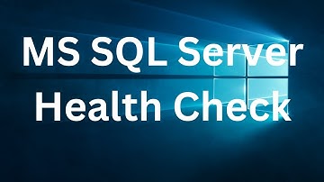 MS SQL Server Health Check HTML Report #sqlserver