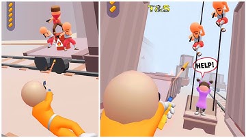 Gunshot Hit Run L15-16, New Android Games Gameplay 2023 Walkthrough ios Simulato‪r Trailer