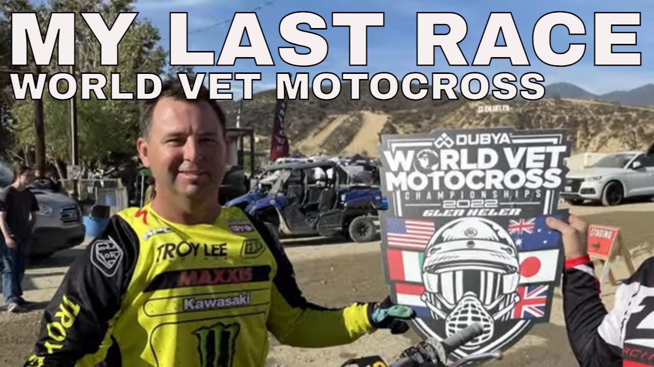 Моя последняя гонка на чемпионате мира по мотокроссу среди ветеранов 60+