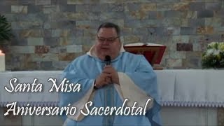 Misa Aniversario Sacerdotal Mons. Roberto Sipols (2016)
