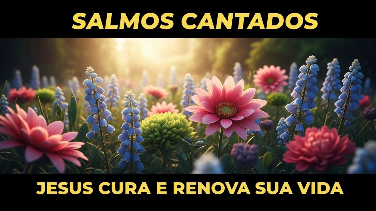 30 Minutos de Salmos Cantados | JESUS Cura e Renova a Sua Historia Enquanto Você Ouve e Confia