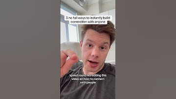 3 no fail ways to instantly build connection with anyone #socialskills #andrewgodwin