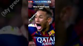 What if MSN never left- #shorts #barcelona #messi #barcelonafc #neymar #suarez