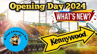 Kennywood opening day 2024 Adventure #050 All things new & Fire damage report!