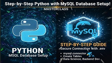 Python ile MySQL Veritabanı Kurulumu | .env ile Güvenli Bağlantı & Tablo Oluşturma