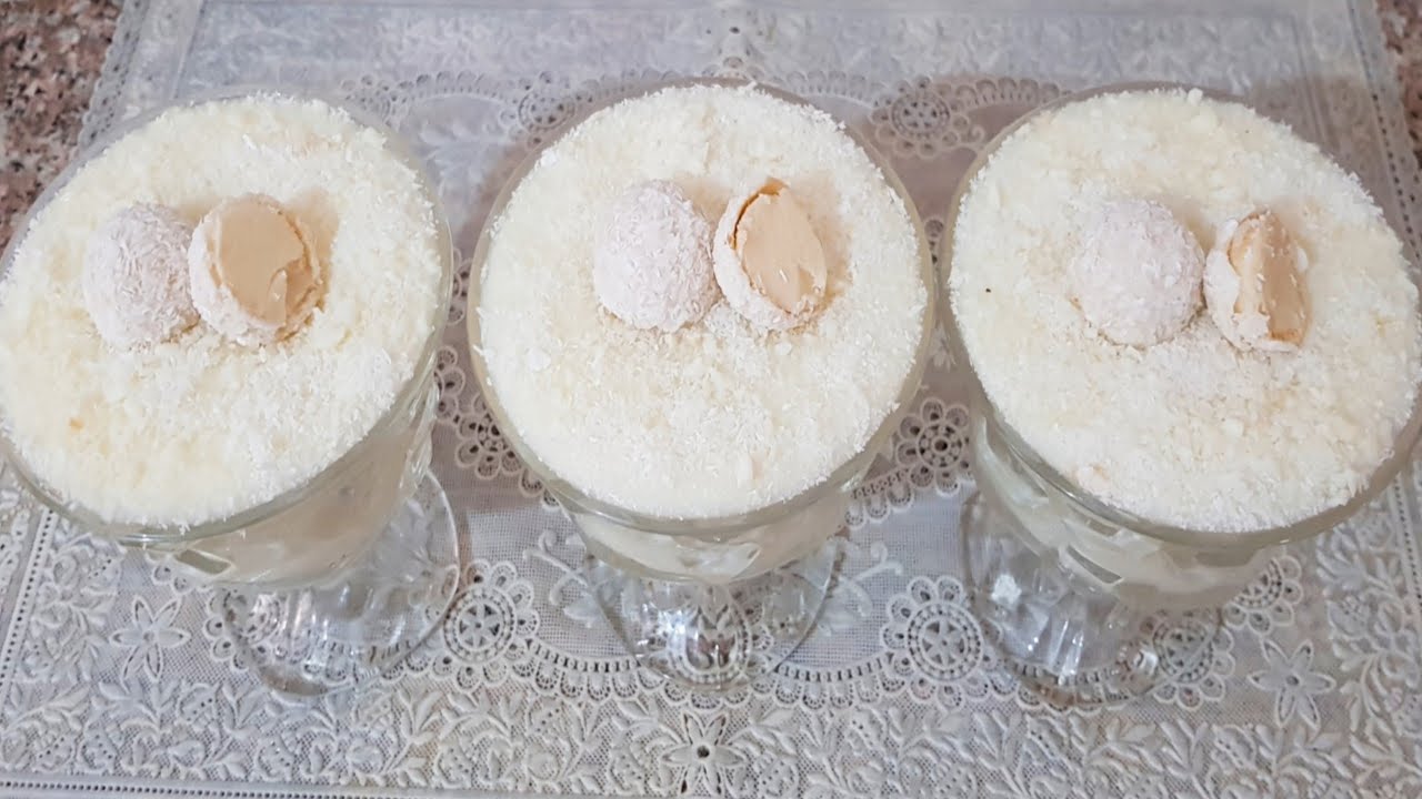 تحلية رمضان 2022 تحلية جوز الهند تحلية سهلة وسريعة تحلية النواد كوكو