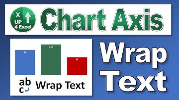 How to Wrap Chart Axis Text in Excel