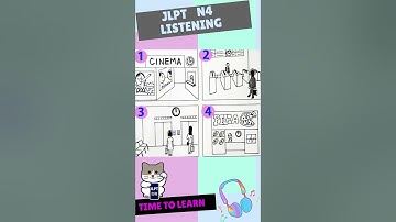 JLPT N4 Listening  #jlpt #n4 #japaneselanguageproficiencytest #jlptn4