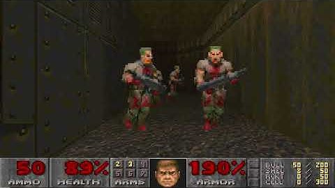 Doom 2: Hell On Earth (1994) MAP03: "The Gantlet" UV Tyson Speedrun 2:43