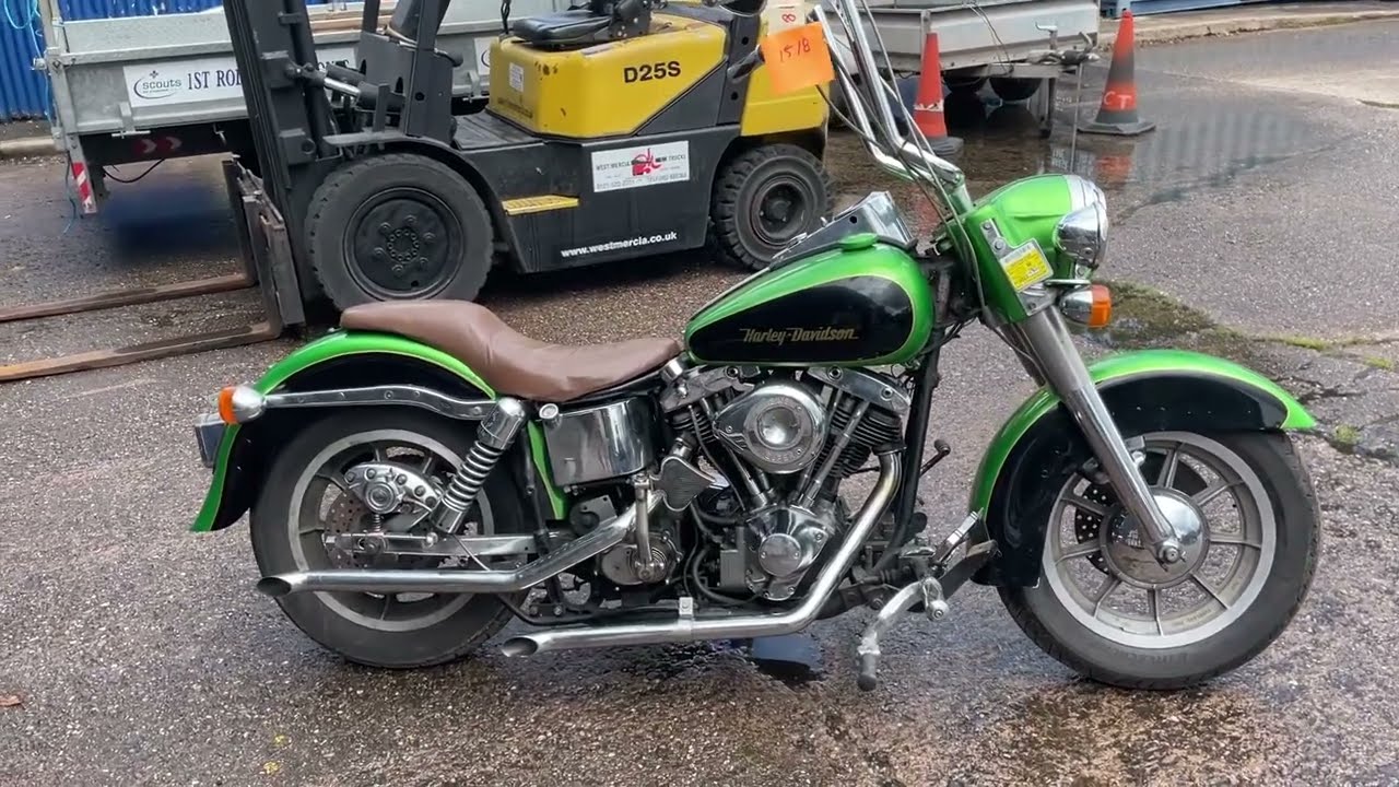 1975 Harley Davidson Shovelhead FLH 1200cc Kick and Electric Start