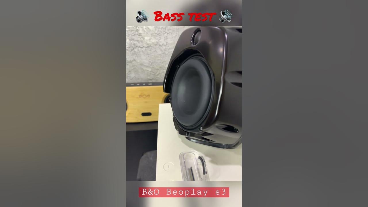 digtere Vanvid gå B&O Beoplay S3 bluetooth speaker/ Bass Test / Bang & Olufsen - YouTube
