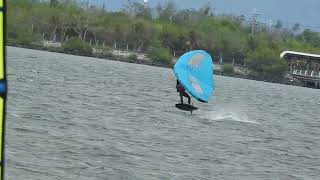 Bill me jibe fail#大鵬灣 #風浪板 #wingfoiling