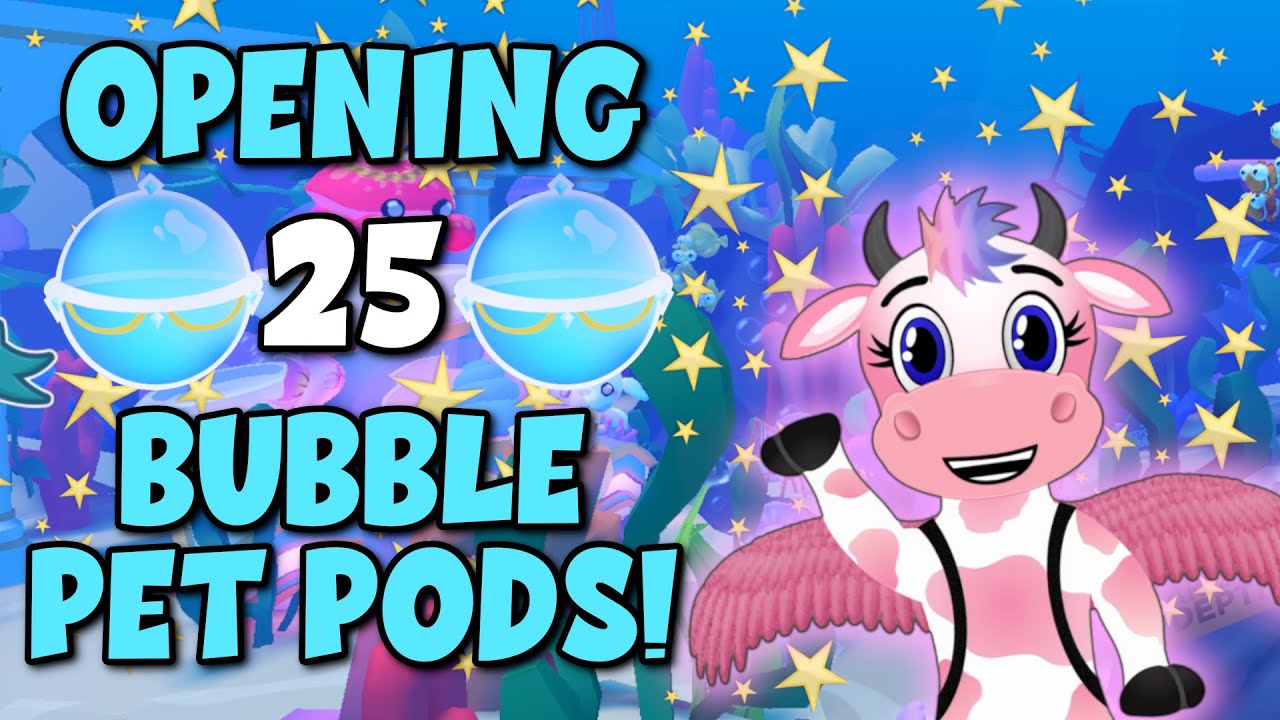 Opening 25 Bubble Pet Pods for GODLY OCEAN PETS Inside Roblox Overlook Bay! *I GOT ONE!*