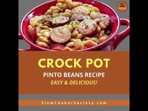 Crock Pot Pinto Beans Recipe | How to make Crock Pot Pinto Beans