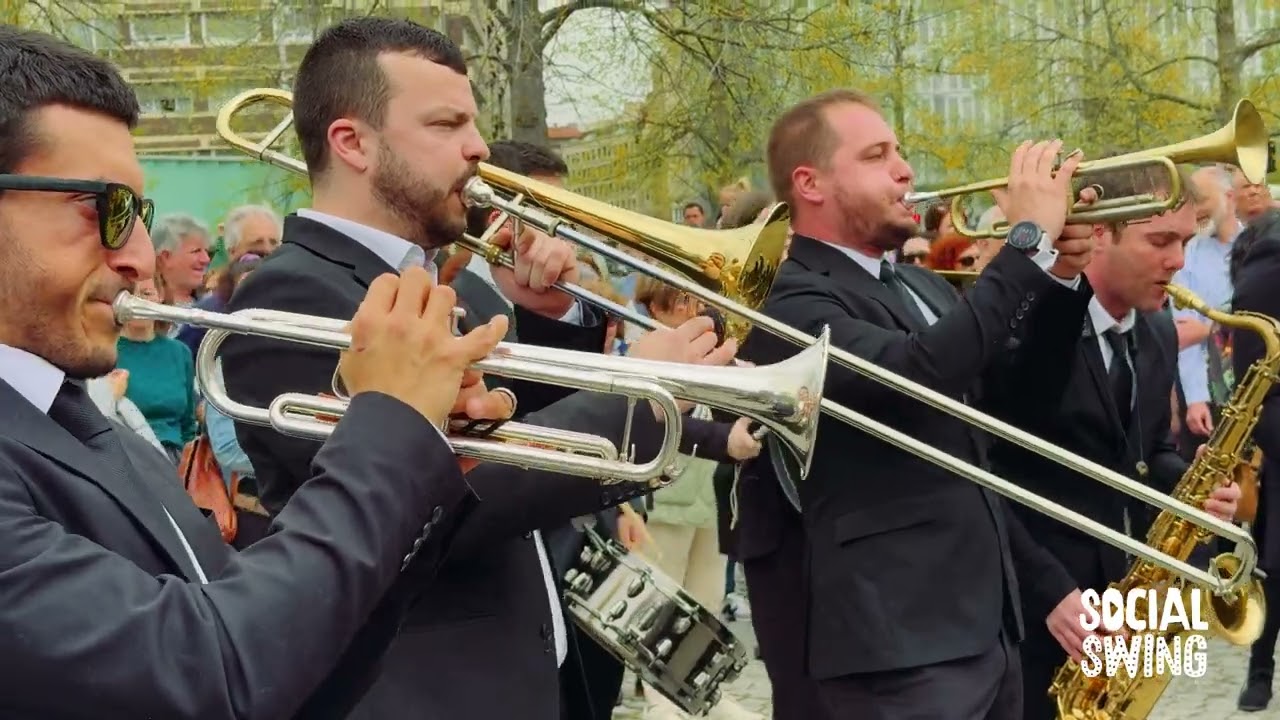 Spring Lindy Weekend 2024 #SLW24 The Iruña Brass Band Pamplona @bigkick4506 #slw24 #team