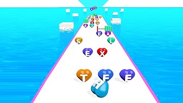 ABC Run - 2048 Alphabet Runner ! Levels Gameplay android,ios Part 55