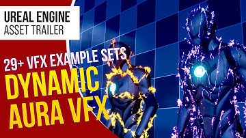 UE5 l 29+ Dynamic Aura VFX Pack l Unreal Engine 5 (Trailer)