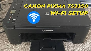 Canon TS3350 : How to Setup the Wi-Fi (iPhone & Android) Wireless Connection