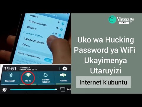 UKO  WAMENYA PASSWORD YA WIFI Y'AHANTU UTARUYIZI 2021