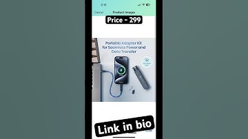 Portronics Snapcase 3 60W Multifunctional Fast Charging Data Cable Kit, Conversion Set USB A