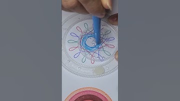 Vibrant Spirograph Designs | Relaxing ASMR for Stress Relief #satisfying #asmr