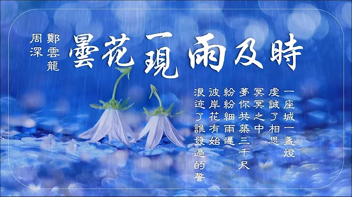 🌏 周深  郑云龙 《昙花一现雨及时》一座城一盏灯 虔诚了相思 ... Zhou Shen & Zheng Yunlong ♥♪♫*• - 天天要闻