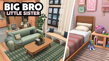 Brother Raising Sister // The Sims 4 Speed Build: Apartment Renovation