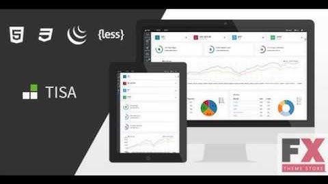 Preview Tisa Premium Admin Template TForest SiteTemplates