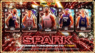 *FREE* DARK MATTER ZION, LINSANITY, AND MORE SPARK CARDS TMRW IN NBA 2K24 MyTEAM!!