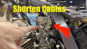 DR650 Carb Swap (pt. 3) - Carb Install and Shorten Cables