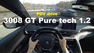 2024 Peugeot 3008 GT Pure tech 1.2 POV drive