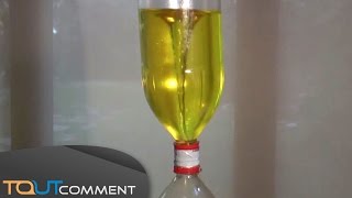 Faire des tourbillons d'eau dans des bouteilles Dans notre canal gé...