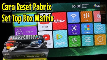 Cara Reset Pabrik STB Matrix || Cara Reset Pabrik Set Top Box Matrix Burger Hijau