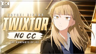 Koyuki Hikawa 4K 60FPS Twixtor NO CC | The Ramparts of Ice