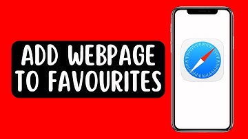 How to Add a Webpage to Favorites in Safari