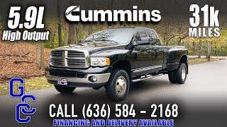 5.9 Cummins For Sale: 2005 Dodge Ram 3500 Dually 4x4 Diesel With Only 31k Miles
